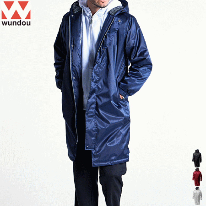 楽天市場】ベンチコート ボアコート セミロングコート 無地 wundou