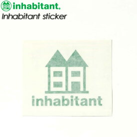 【inhabitant】 インハビタント 【Inhabitant sticker】ism22sc04 ステッカー