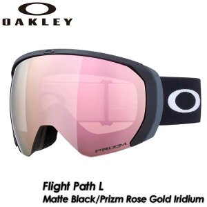yOAKLEYzI[N[ yFlight Path LztCgpX G Matte Black/Prizm Rose Gold Iridium 2025-2026 MODEL OO7110-53 S[O XL[ Xm[{[h