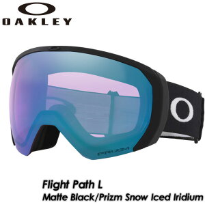 yOAKLEYzI[N[ yFlight Path LztCgpX G Matte Black/Prizm Snow Iced Iridium 2025-2026 MODEL OO7110-70 S[O XL[ Xm[{[h
