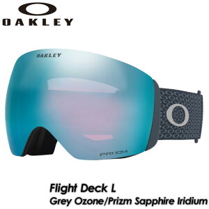 yOAKLEYzI[N[ yFlight Deck LztCgfbL G Grey Ozone/Prizm Snow Sapphire Iridium 2025-2026 MODEL OO7050-F2 S[O XL[ Xm[{[h