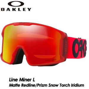 �yOAKLEY�z�I�[�N���[ �yLine Miner L�z���C���}�C�i�[ �G�� Matte Redline/Prizm Snow Torch Iridium2025-2026 MODEL OO7070-F1 �S�[�O�� �X�L�[ �X�m�[�{�[�h