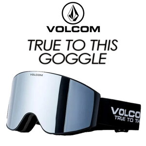 �yVOLCOM�z���H���R�� �yTRUE TO THIS GOGGLE�z�g�D���[�g�D�f�B�X�S�[�O�� LensColor�FGray Silver �Ό������Y goggles �S�[�O�� �{���R�� MAGNETIC BG05M900B