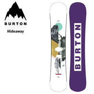 yBURTONz o[gyHideawayz nChAEFC24-25 fB[X p SNOWBOARD Xm[{[h
