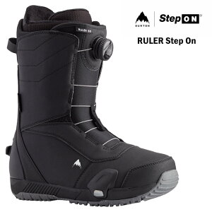 BURTON 【バートン 】Ruler Step On【ルーラー Step On】Black 24-25 メンズ 男性用 BOOTS ブーツ SNOWBOARD スノーボード