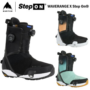 �yBURTON�z �o�[�g�� �yWAVERANGE X Step On�z �E�F�C�u�����W X Step On25-26 �����Y �j���p BOOTS �u�[�c SNOWBOARD �X�m�[�{�[�h �X�e�b�v�I��
