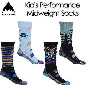 �yBURTON�z�o�[�g���yKid's Performance Midweight Socks�z�L�b�Y �p�t�H�[�}���X �~�b�h�E�F�C�g �\�b�N�X25-26 �X�m�[�{�[�h�\�b�N�X �q���p