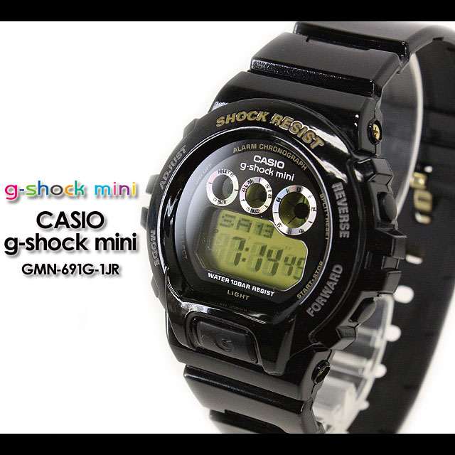 送料無料キャンペーン 送料無料 G-ショックミニ 爆買い送料無料 Gショックミニ 86％以上節約 GMN-691G-1JR black CASIO g-shock レディース 女性用 ジーショック mini カシオ 腕時計