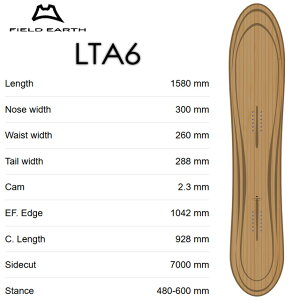 �yFIELD EARTH�z�t�B�[���h �A�[�X�yLTA6�z2026-2027MODEL�X�m�[�{�[�h �o�b�N�J���g���[ �J�[�r���O