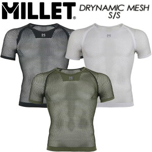 �yMILLET�z �~���[�yDRYNAMIC MESH S/S�z�h���C�i�~�b�N ���b�V�� �V���[�g�X���[�uMIV01566