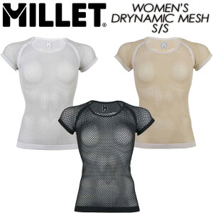 �yMILLET�z �~���[�yWOMEN'S DRYNAMIC MESH S/S�z�E�B�����Y �h���C�i�~�b�N ���b�V�� �V���[�g�X���[�uMIV01708