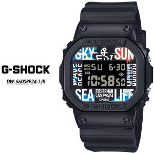 G-ショック Gショック DW-5600RF24-1JR CASIO / G-SHOCK FISHERMAN JAPAN 10周年記念 コラボレーションモデル 腕時計