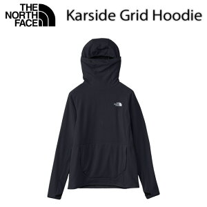 yTHE NORTH FACEz UEm[XEtFCXyKarside Grid Hoodiez J[TChObht[fBBlack/jZbNX/p[J[/NL72301