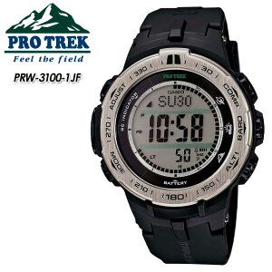 �yPRO TREK�z �v���g���b�N PRW-3100-1JF�yCASIO�z �J�V�I �^�t�\�[���[ �d�g���v �����Y �j���p �r���v