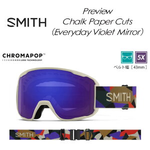 �ySMITH�z�X�~�X �yPreview�z�v���r���[ Chalk Paper CutsEveryday Violet Mirrorgoggles �S�[�O��