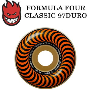 �ySPITFIRE�z �X�s�b�g�t�@�C�A�yFORMULA FOUR CLASSICS �zF4 �N���V�b�N�X 53mm 97DURO �E�B�[�� �X�P�[�g�{�[�h
