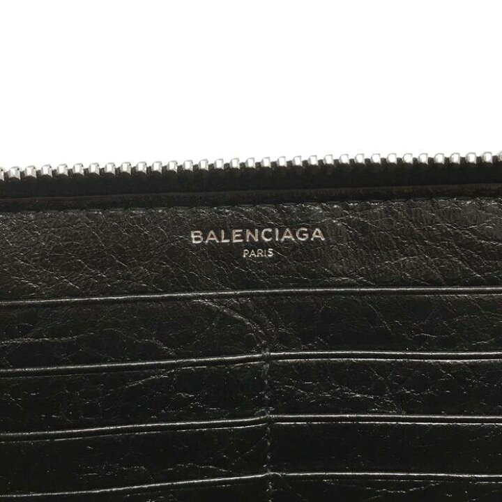 楽天市場 全品p2倍更に5 Offクーポン 7 16 0時 7 31 23時59分 500円offクーポン併用可 新品 超お得 バレンシアガ 財布 長財布 Cu504 1000 メンズ ブラック Balenciaga ブランドの郷