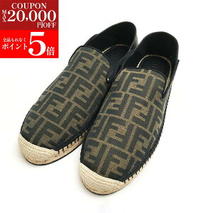 【ハロウィンスペシャルSALE☆全品P5倍&最大2万円スペシャルクーポン31日迄】FENDI フェンディ 7P1359 AAWB F1425 FFメンズシューズ エスパドリーユ ブラウン系