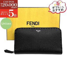 【激安!!好評!!在庫処分SALE延長☆全品P5倍＆更に最大2万円値引きクーポン28日迄】FENDI フェンディ 長財布 7M0210 AW2F F0R2A メンズ レディース セレリア レザー ジップアラウンド ロゴメタル バイカラー 小銭入れあり ユニセックス