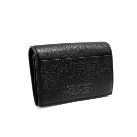 【最大12500円クーポン☆1日9:59迄☆新品】MARC JACOBS マークジェイコブス S133L01RE22 001 ザ スモール 二つ折り ウォレット ブラック