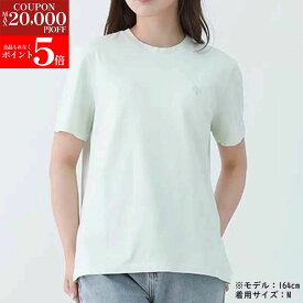 【楽天スーパーSALE☆全品P5倍＆最大2万円スペシャルクーポン15日迄】TORY BURCH トリーバーチ 151125 380 LIGHT DEWDROP レディース 半袖 エンブロイダリー ロゴ Tシャツ