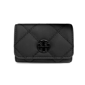 【決算大処分市☆全品10％OFFクーポン☆31日迄☆全品新品】TORY BURCH トリーバーチ 150057 001 レディース WILLA MATTEカードケース・名刺入れ ブラック