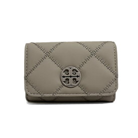 【決算大処分市☆全品10％OFFクーポン☆31日迄☆全品新品】TORY BURCH トリーバーチ 150057 082 レディース WILLA MATTEカードケース・名刺入れ グレージュ系