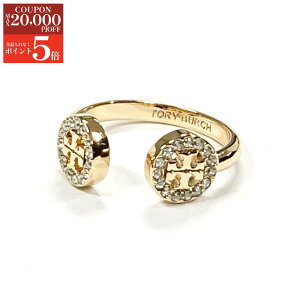 【ハロウィンスペシャルSALE☆全品P5倍&最大2万円スペシャルクーポン31日迄】TORY BURCH トリーバーチ 160180 783 ミラー パヴェ オープンリング 指輪