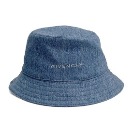 【決算大処分市☆全品10％OFFクーポン☆31日迄☆全品新品】GIVENCHY ジバンシィ BGZ02X G04L 420 デニム バケットハット ブルー系