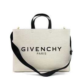 【決算大処分市☆全品10％OFFクーポン☆31日迄☆全品新品】GIVENCHY ジバンシィ BB50N2 B1DR 255 G-Tote ミディアム キャンバス/ショルダーバッグ ベージュ×ブラック