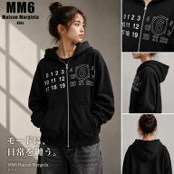 【秋のブランドフェア♪全品5%OFFクーポン&P3倍! 9/30迄】MM6 Maison Margiela エムエムシックス パーカ…