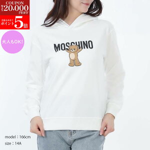 �y�����E�݌ɏ���SALE���S�iP5�{���X�ɍő�2���~�l�����N�[�|��15�����zMOSCHINO KIDS ���X�L�[�m�L�b�Y HUF09F LCA40 10063 �p�[�J�[ �t�[�f�B�[ �v���I�[�o�[ ���N�� ��l��OK