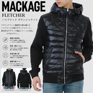 �y�y�V�X�[�p�[SALE!!�S�iP5�{��Max1���~OFF!9/15���zMACKAGE �}�b�J�[�W�� �_�E���W���P�b�g FLETCHER �t�[�f�b�h�W���P�b�g �����Y �u���b�N �j���p �a�m�p