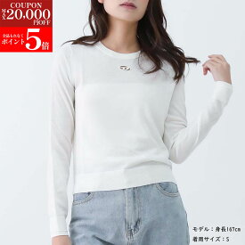 【楽天スーパーSALE☆全品P5倍＆最大2万円スペシャルクーポン15日迄】DIESEL ディーゼル A17498 0DCCH 129 M-ALINESA ニット セーター レギュラーフィット レディース