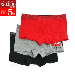 【ハロウィンスペシャルSALE☆全品P5倍&最大2万円スペシャルクーポン31日迄】DIESEL ディーゼル 00ST3V 0GFAW E5326 UMBX-DAMIENTHREEPACK メンズ ボクサーパンツ 下着 3枚セット