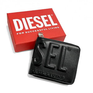 �y�y�V�X�[�p�[SALE!!�S�iP5�{��Max1���~OFF!9/15���zDIESEL �f�B�[�[�� ��܂���z X10007 PR818 DSL 3D-BI FOLD COIN �����Y �E�H���b�g ���E���h�W�b�v ���S ���U�[