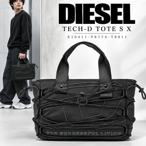 �y10/24�`10/27���������}���\�� �ő�1���~OFF�N�[�|��+P3�{�zDIESEL �f�B�[�[�� �g�[�g�o�b�O TECH-D TOTE S X X10411 P8774 T8011 �u���b�N 2WAY �V�����_�[�o�b�O �I�[�o��D �����Y ���f�B�[�X ���j�Z�b�N�X