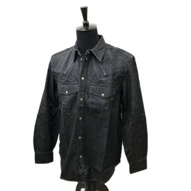 【GW・母の日ギフト直前お買得セール☆全品7％OFFクーポン☆30日迄☆全品新品】DIESEL ディーゼル A03519 0CGAV 02メンズ デニムシャツ/ウエスタンシャツウォッシュ/D OCEAN ブラックデニム