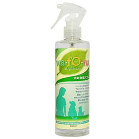WAFONA ワフォナ 消臭・除菌スプレー ノズル付き 300ml [犬・猫・ペット用ケアウォーター・本体] アルゴ