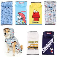 スリーアローズ PEANUTS SNOOPY スヌーピー レインコート 5号・6号 (3L・4L～5L) ハウス・コミック柄・傘…