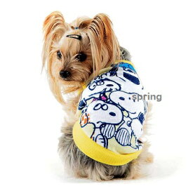 スリーアローズ PEANUTS スヌーピー ファミリーパイルタンクトップ 2号・3号・3号ロング・4号・5号 (S・M・MD-M・L・XL) 超小型犬〜小型犬用 犬服 ピーナッツ SNOOPY