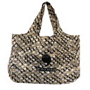 【送料無料】モノプリ エコバッグ エッフェル塔 モザイクベージュ フランス パリ 直輸入 マチ広 横長 折りたたみ コンパクト 軽量 フランスのスーパー monoprix ブランド レディース 収納袋 一体型 かわいい オシャレ プチギフト プレゼント 個装 ショッピングバッグ