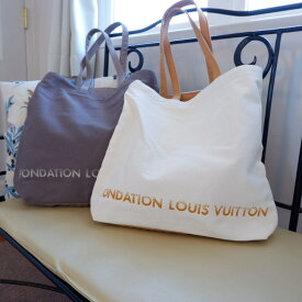 フォンダシオン ルイ・ヴィトン トートバッグ ルイヴィトン美術館 フランス トートバッグ FONDATION LOUIS VUITTON フォンダシオンルイヴィトン 美術館 キャンバストート PCバッグ パリ土産 フランス 美術館トートバッグ エコバッグ