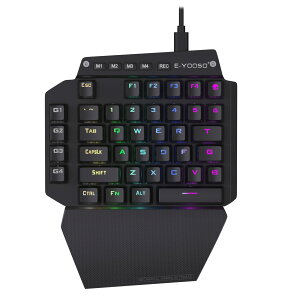 uvef ЎQ[~OL[{[h 44L[ JjJL[{[h USBL RpNg݌v RGBLEDobNCgt tvO\ LOL/PUBG/Fortnite/Wow/Dota/OWΉ