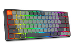 i݌ɌjRedragon K652 75%CXRGBJjJL[{[h84L[ Ԏ Bluetooth/2.4Ghz/USBL3[hڑ ^Q[~OL[{[h A~jEgbvv[gt Win/MacVXe
