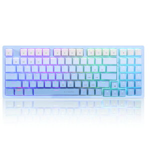 ef Z-94CXRGBJjJL[{[h BluetoothE2.4G HZEUSBL3[hڑ Q[~OL[{[h94L[ Of[Vu[L[Lbv iOS/Android/Mac/WindowsΉ̎dPCp 