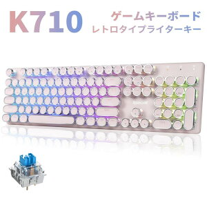 �y�V�i�z10���N�[�|���z�z�� Redragon K710 ���C�����X/�L�� �Q�[�~���O�L�[�{�[�h �� �N���b�L�[ 104�L�[ �p��z�� �^�C�v���C�^�[�����g���f�U�C�� �ی^�L�[ RGB�o�b�N���C�g Bluetooth/2.4GHz/USB-C