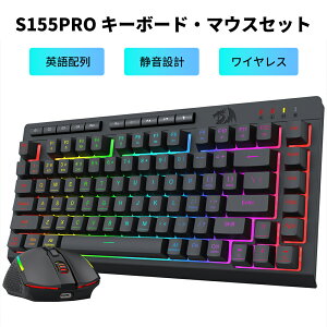 �y�V�i�z10���N�[�|���z�z�� Redragon ���C�����X �L�[�{�[�h�E�}�E�X�Z�b�g �Q�[�~���O 75%�R���p�N�g �p��z�� �e���L�[���X �É��݌v 3���[�h�ڑ�(Bluetooth/2.4GHz/USB-C) RGB�o�b�N���C�g �}�N���L