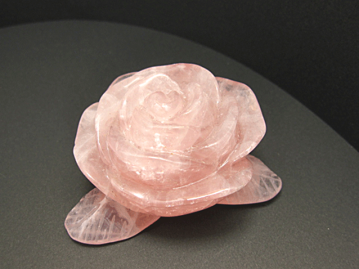 楽天市場】【天然石彫刻】薔薇 バラの花 ローズクオーツ 天然石 彫刻