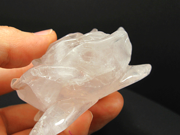 美！水晶　バラ　薔薇　ローズ　天然石置物 楽天市場】【一点もの】ローズクォーツ バラ(薔薇) インテリア